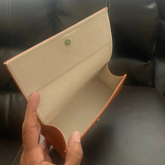 Tory Burch Glasses Case - Orange 1 - Picture 4 of 4